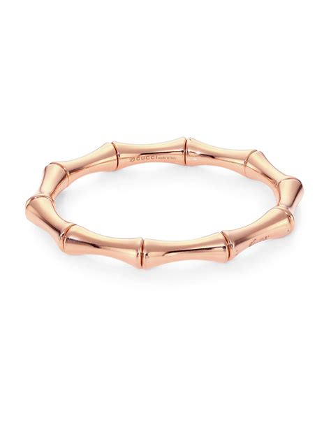 gucci bamboo spring bracelet rose gold|Gucci bracelet interlocking g charm.